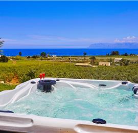 3 bedroom villa with pool, Scopello, sleeps 6